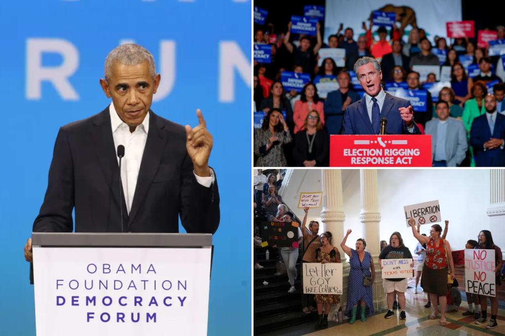 Obama calls Newsom's California redistricting proposal ‘responsible’ while Texas GOP advances new maps