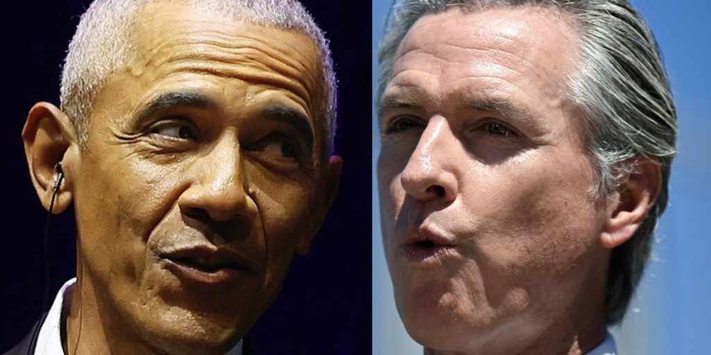 Obama supports Gavin Newsom's redistricting plan to address 'gerrymandering' by Texas Republicans.
