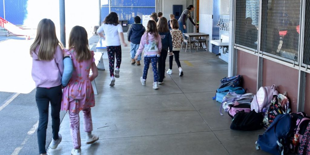 Officer filmed in bodycam video flirting and engaging in sexual activity with a married teacher in her classroom while on duty.