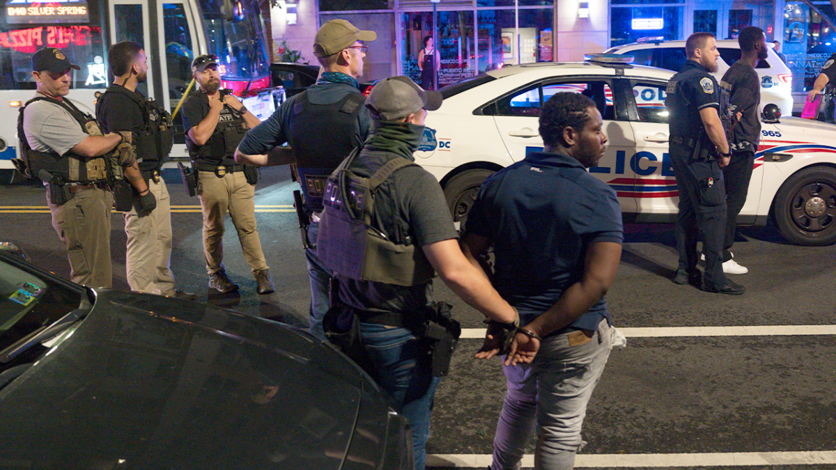 Over 550 people have been arrested in DC during Trump's efforts to combat crime since August.