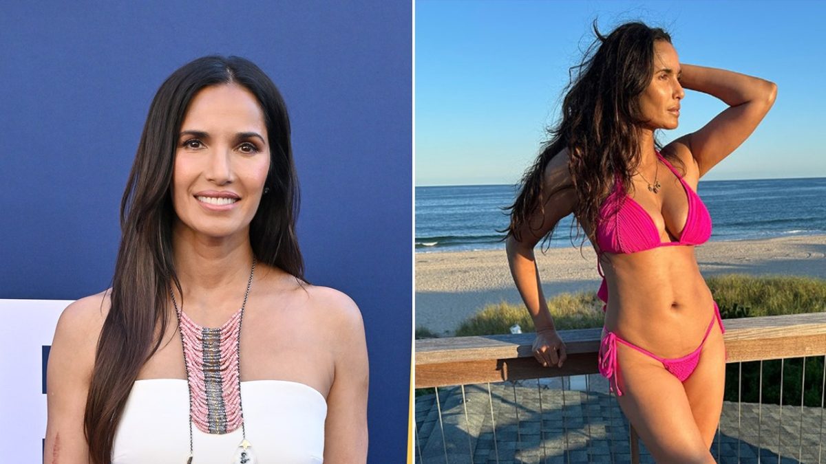 Padma Lakshmi, 54, shines in vibrant pink bikini beach pictures shared on Instagram