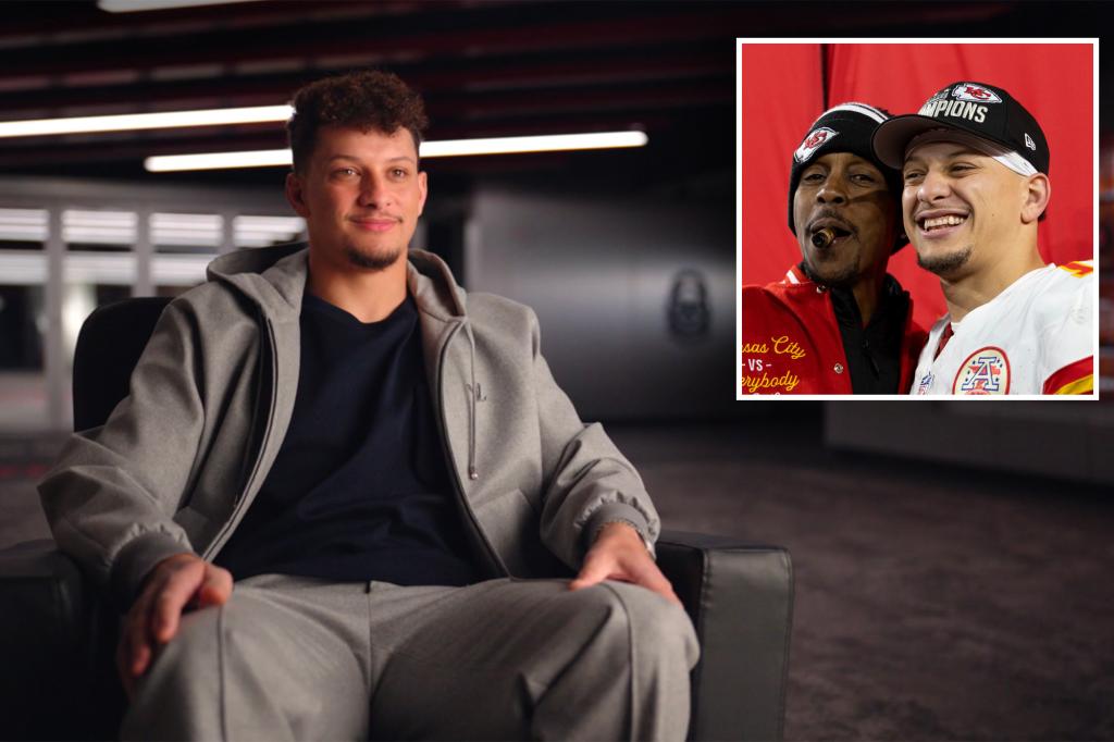 Patrick Mahomes spoke publicly for the first time about his father's arrest in a new Chiefs documentary.
