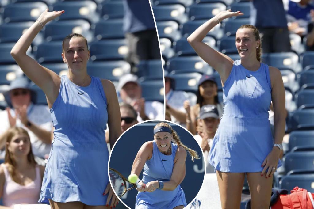 Petra Kvitova tearful as she ends her career following defeat at the US Open