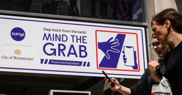 Phone Thefts in London Reach All-Time High with More Than 116,000 Taken Last Year