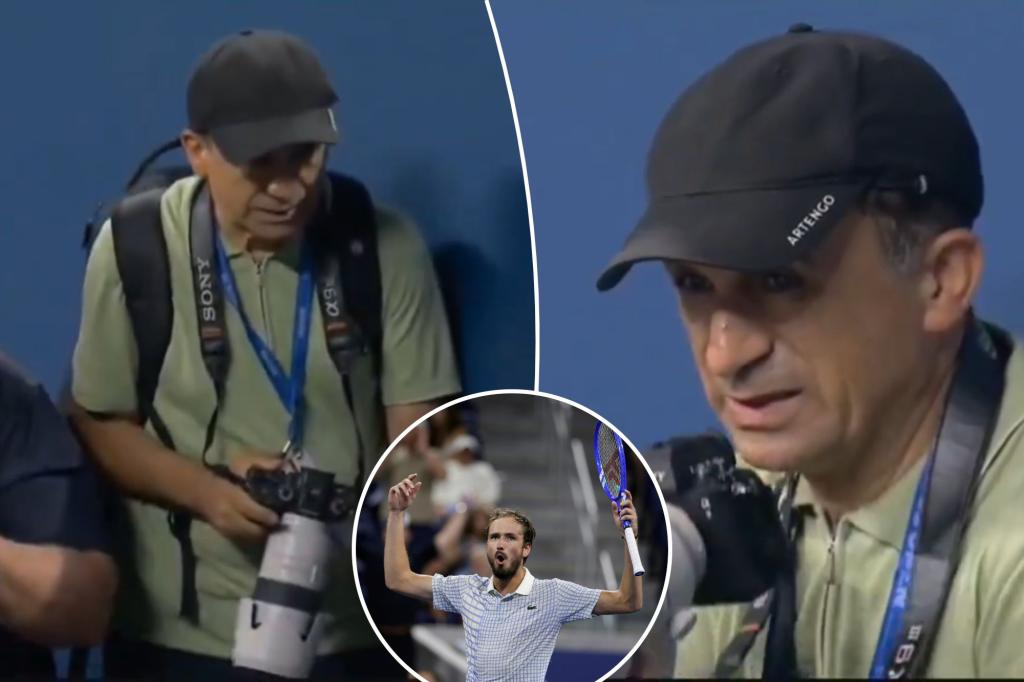 Photographer barred following involvement in Daniil Medvedev's US Open incident
