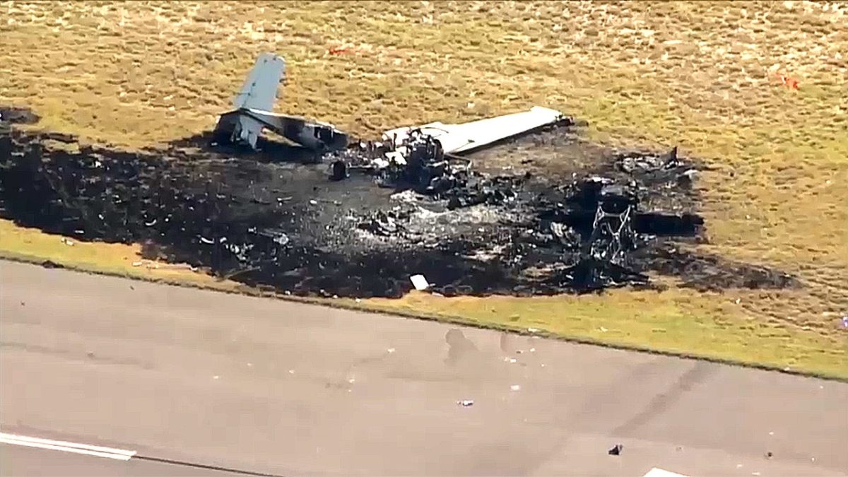 Plane crash close to Fort Morgan airport in Colorado results in 1 death and 3 injuries