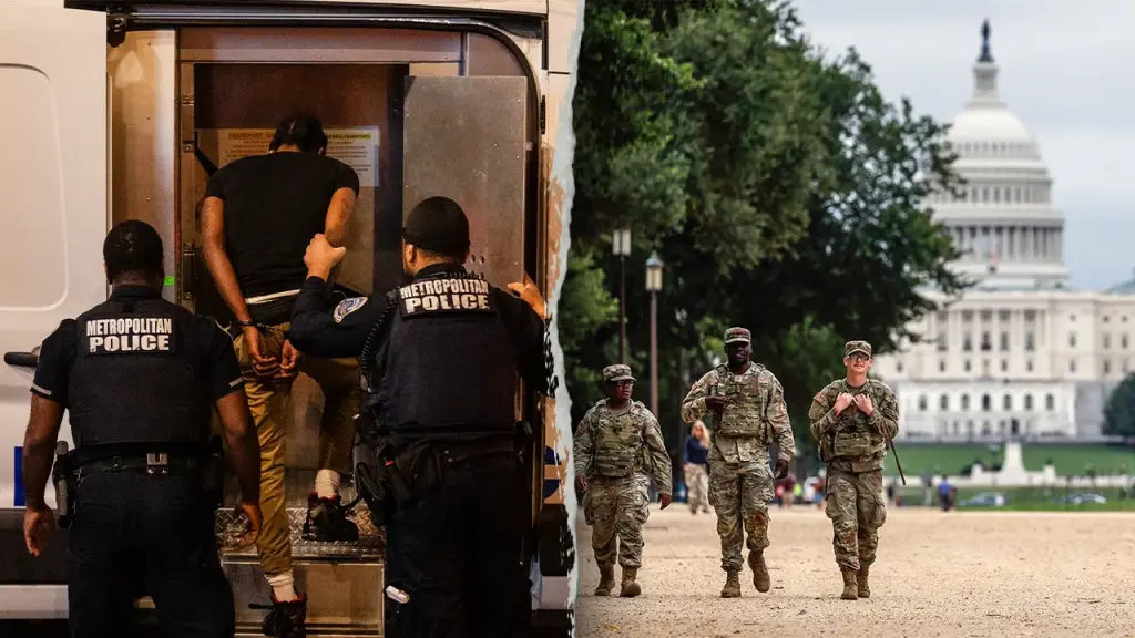 Police in DC detain 1,000 individuals as the city celebrates 12 consecutive days without homicides