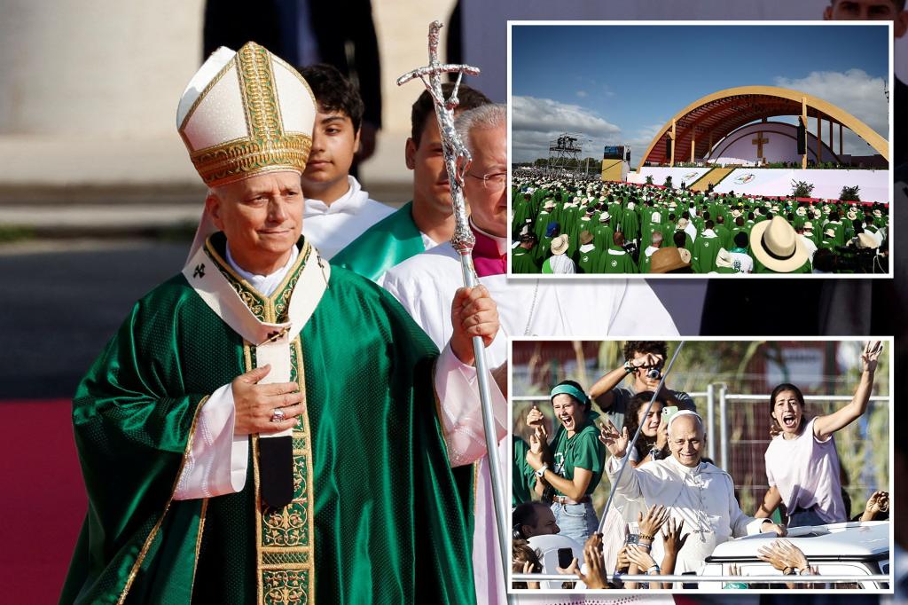 Pope Leo XIV gathers 1 million young people in Rome, declaring them 'the indication that a different world can exist'