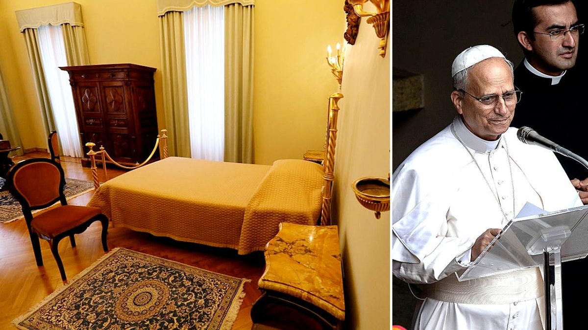 Pope Leo XIV settles into the papal residence with four close friends at the Vatican
