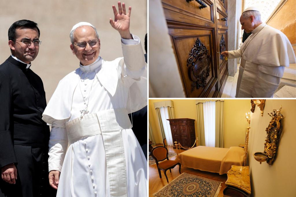 Pope Leo chooses to live with four associates in the papal residence, departing from tradition
