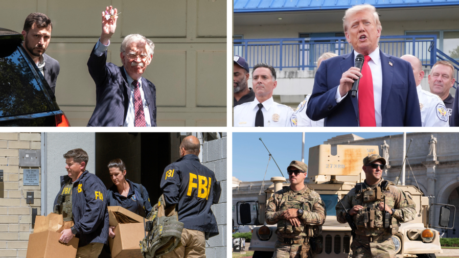 Sunday shows preview: Bolton raid raises retribution fears; Trump intensifies crime crackdown