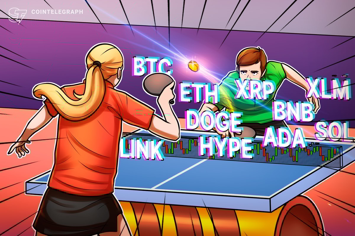 Price forecasts for 8/15: BTC, ETH, XRP, BNB, SOL, DOGE, ADA, LINK, HYPE, XLM