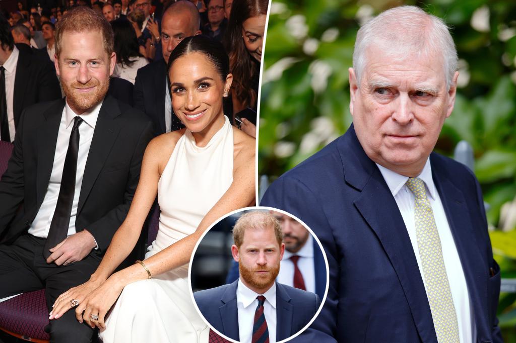 Prince Harry addresses allegations of a violent clash with Prince Andrew regarding comments about Meghan Markle