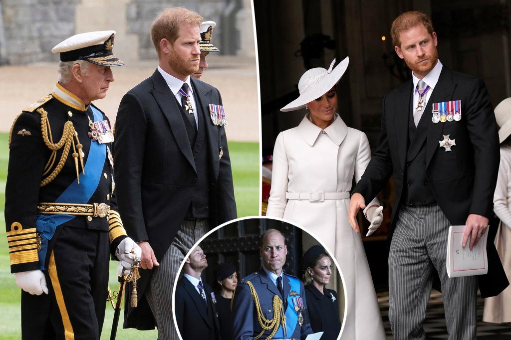 Prince Harry will see King Charles when he returns to the UK, while William declines the invitation, according to reports.