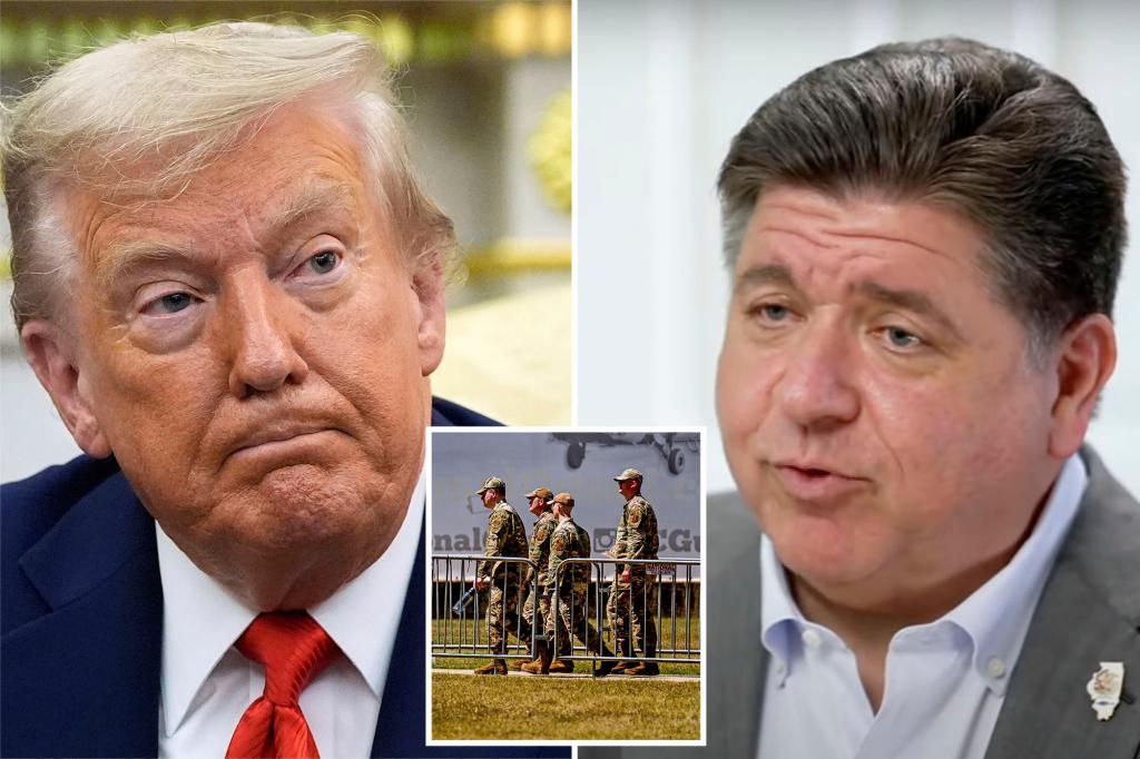 Pritzker suggests a strange theory that Trump has different intentions for sending the National Guard to Democratic cities.