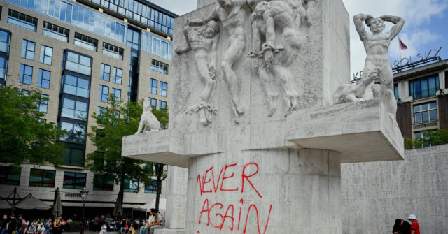 Pro-Palestine Activist Vandalizes Dutch War Memorial