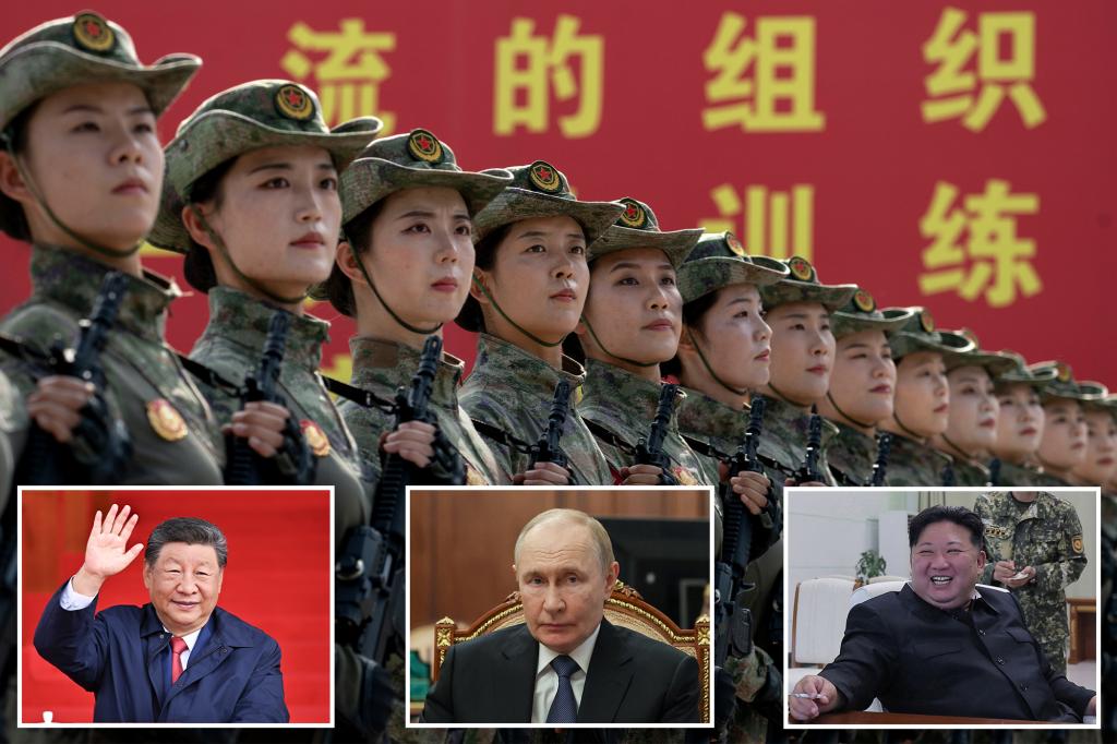 Putin and Kim Jong Un to join Chinese parade as a statement against the West