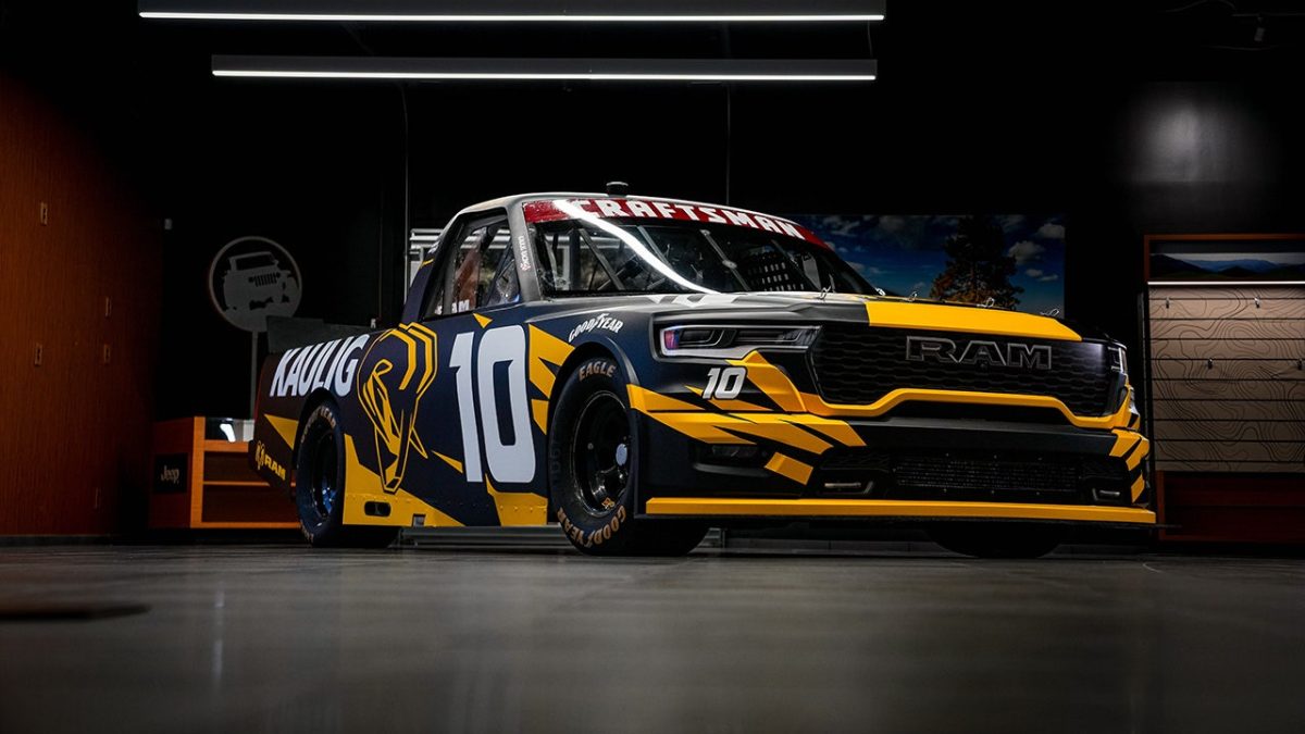 Ram reenters the NASCAR Truck Series in 2026 through a partnership with Kaulig Racing