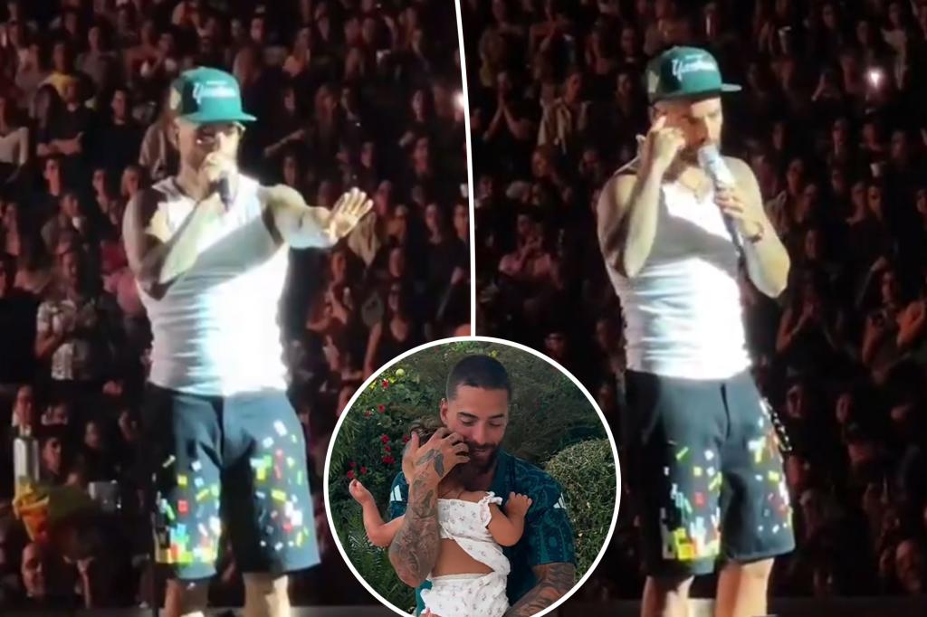 Rapper Maluma halts concert to tell off his mom for her ‘irresponsible’ behavior with her baby