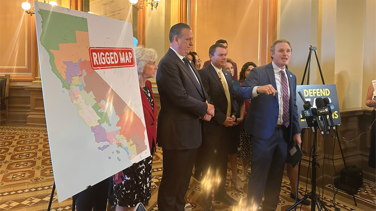 Republicans in California file a lawsuit to halt Newsom's redistricting efforts