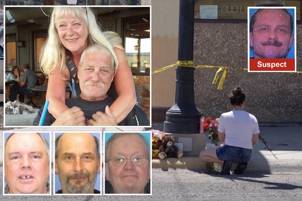 Residents of Anaconda, Montana, seek to participate in the search for a shooter who killed four people.