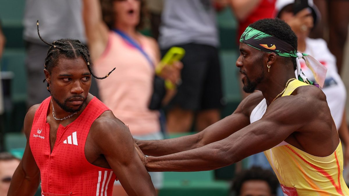 Rivalry between Olympic sprinters Noah Lyles and Kenny Bednarek intensifies after the race