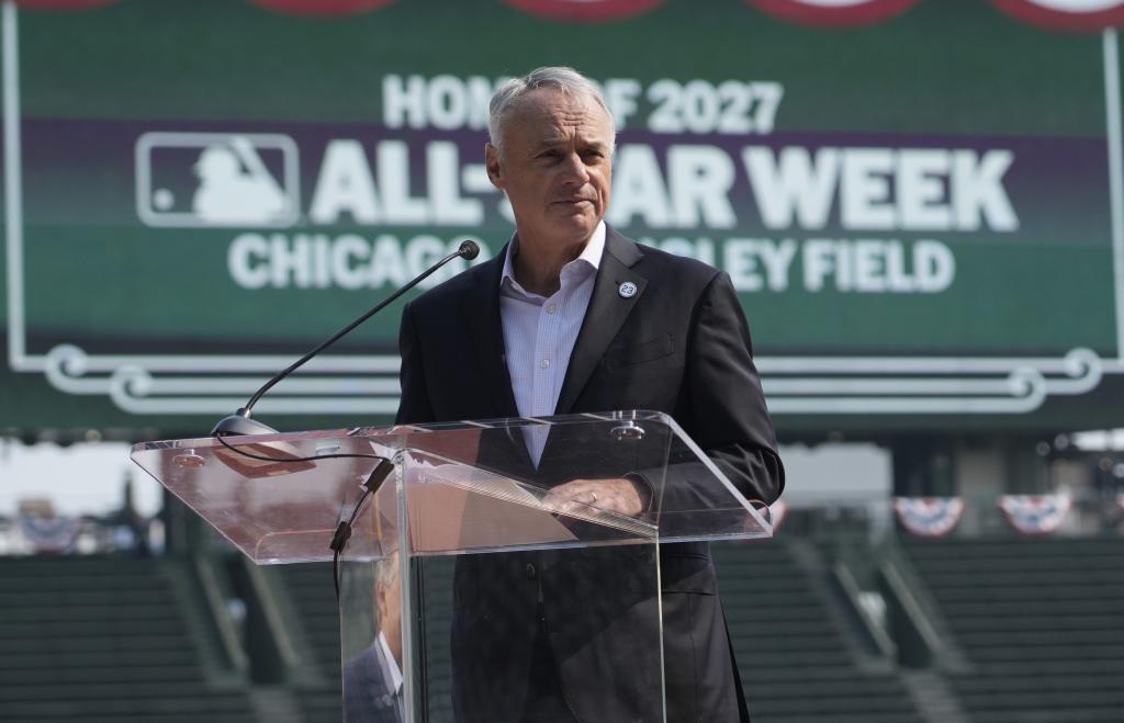 Rob Manfred suggests a possible change in MLB's geographic structure and what might lead to it