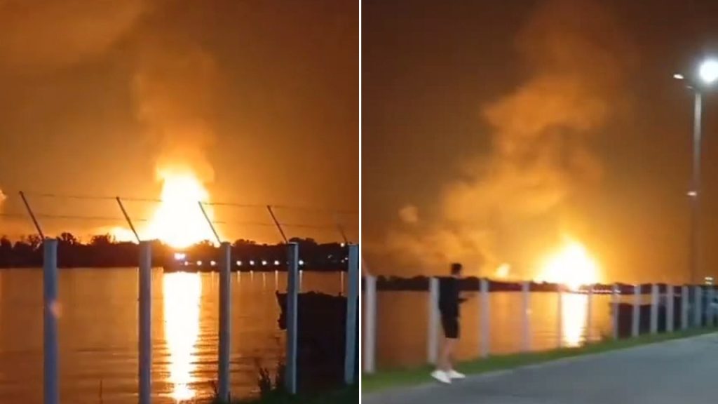 Romania deploys F-16 jets following a Russian drone attack close to the Danube River.