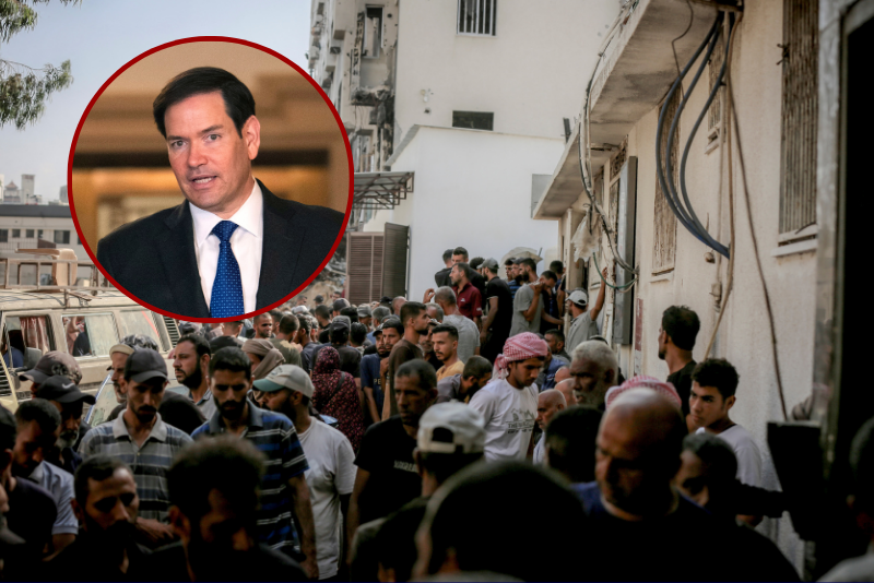 Rubio supports the U.S. State Department's decision to halt Gaza visas due to concerns about connections to terrorism.