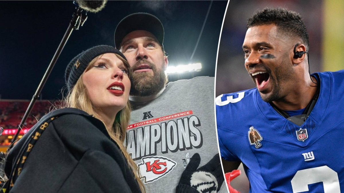 Russell Wilson responds to news about Travis Kelce and Taylor Swift's engagement