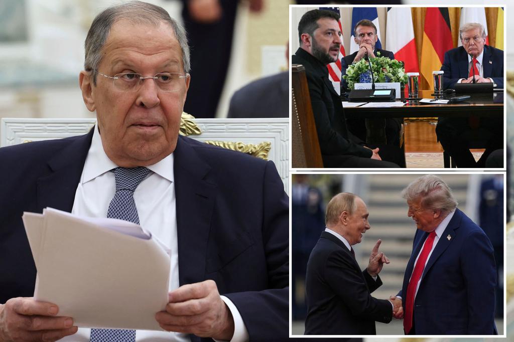 Russia willing to engage in talks with Trump and Zelensky, says Putin's foreign minister