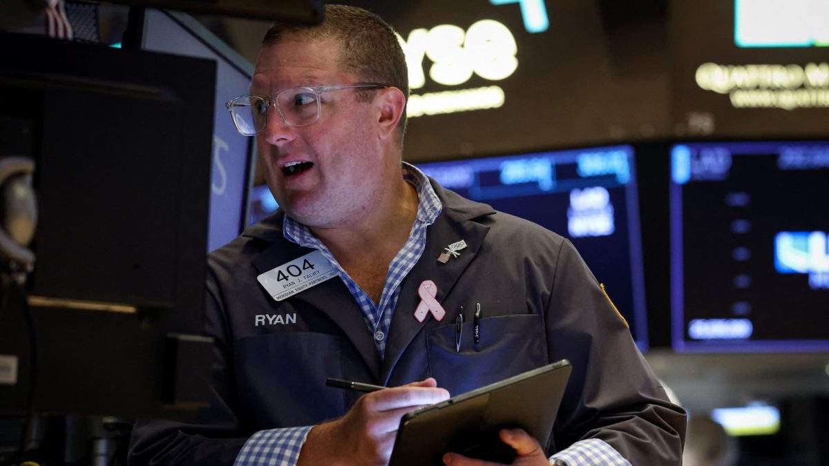 S&P 500 ends lower as Nvidia drags down tech sector, Dow briefly reaches record high: Live updates