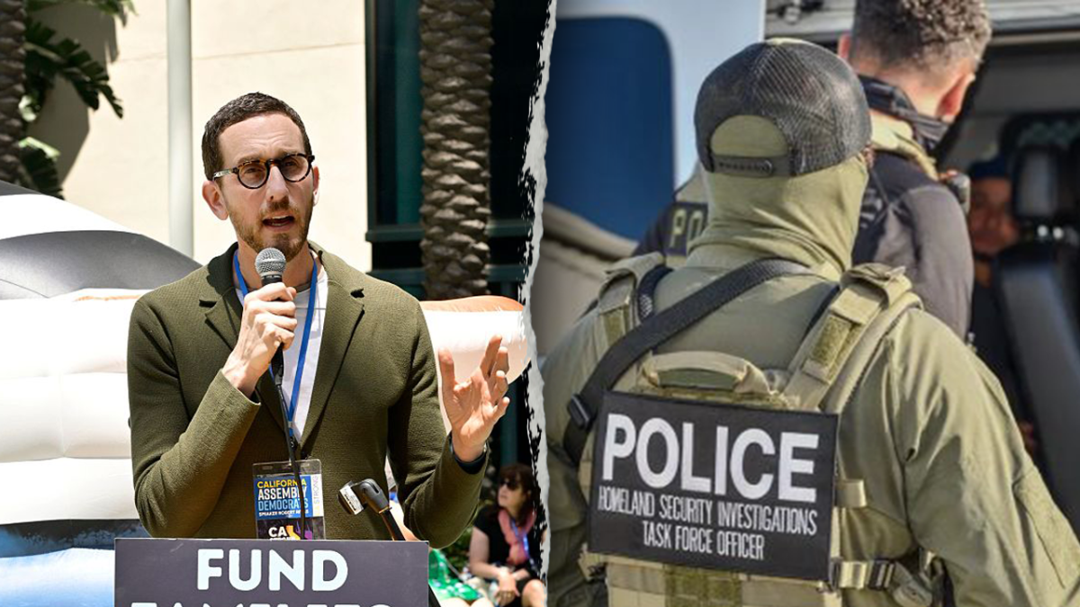 Scott Wiener suggests a law to prohibit police from using ski masks after ICE.