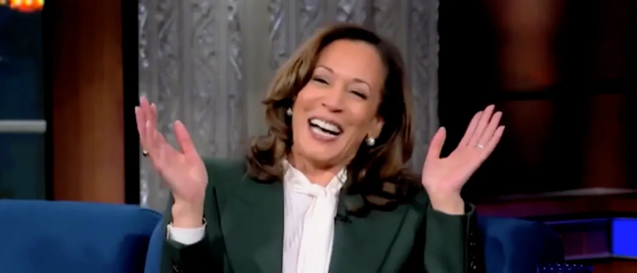 See Kamala Harris Giggling Heartily When Inquired About the Topic of Her New Book