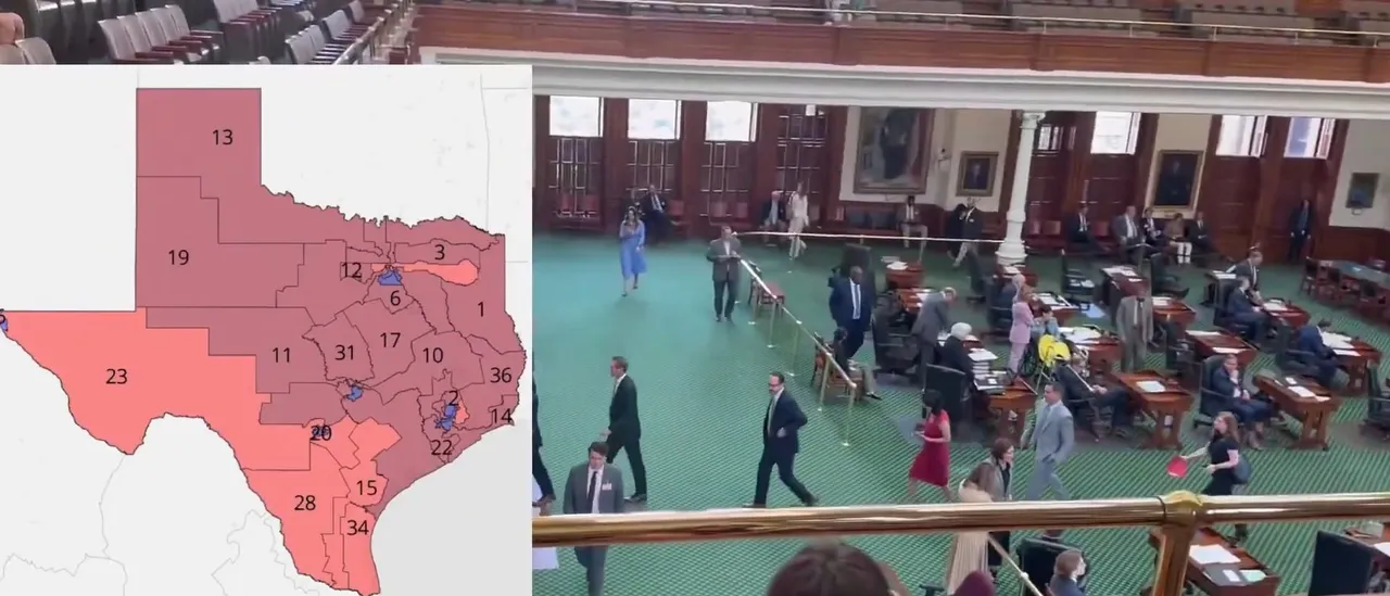 See Texas Democrats React and Walk Out Before Losing Redistricting Vote