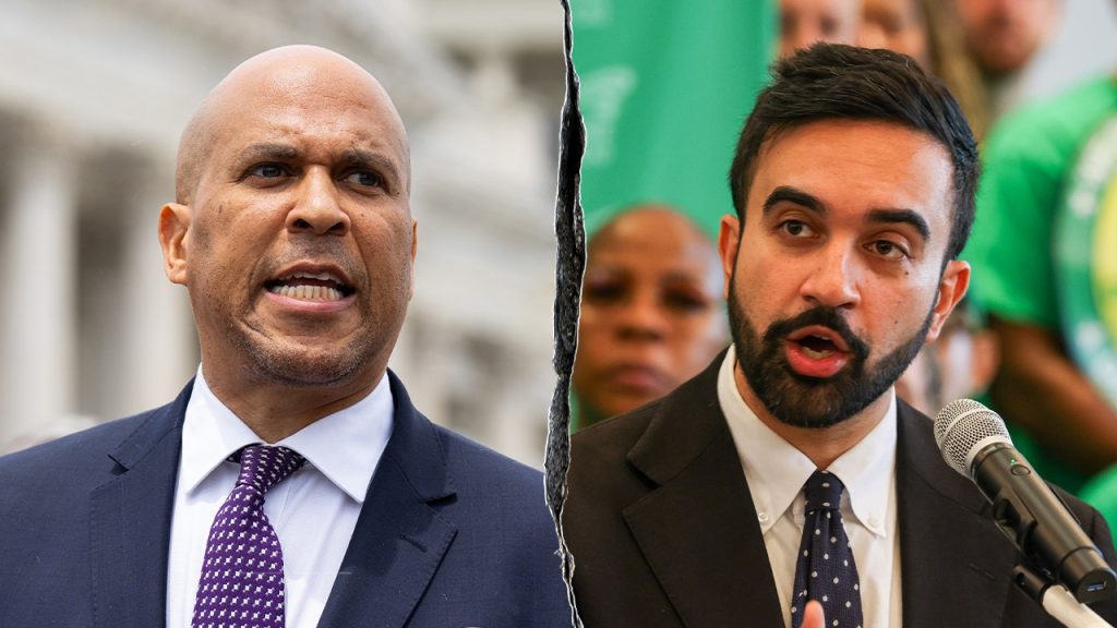 Sen. Booker declines to support the NYC democratic socialist running for mayor.