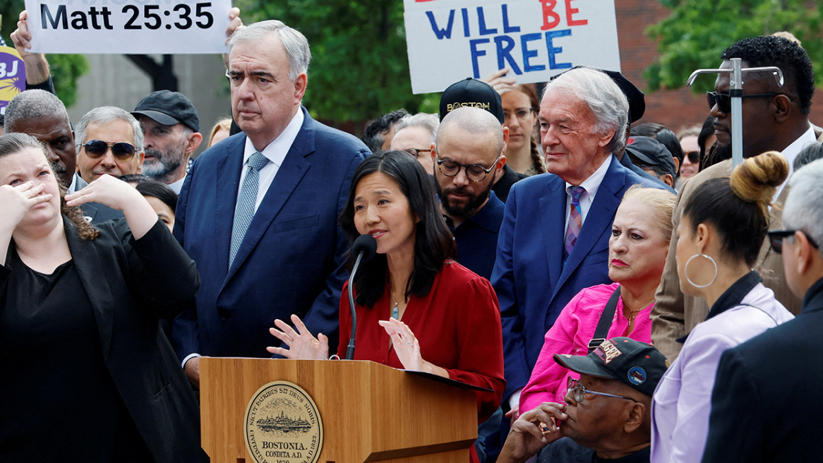 Several migrants face charges for child assault near Boston as Wu expresses anger.