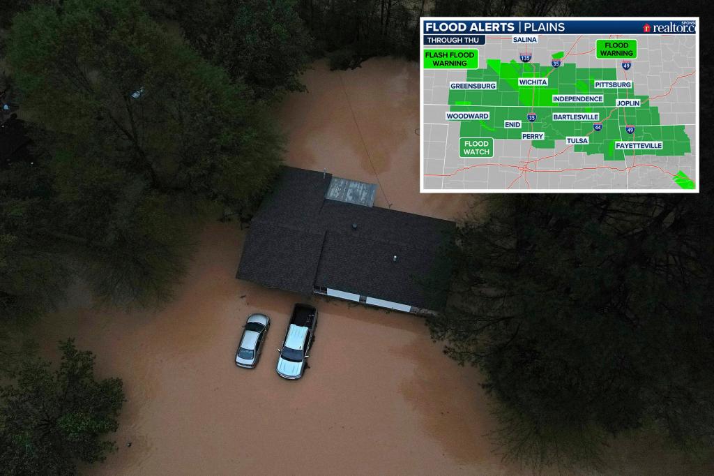 Severe flooding threat raises alarms for millions from the Plains to the Deep South