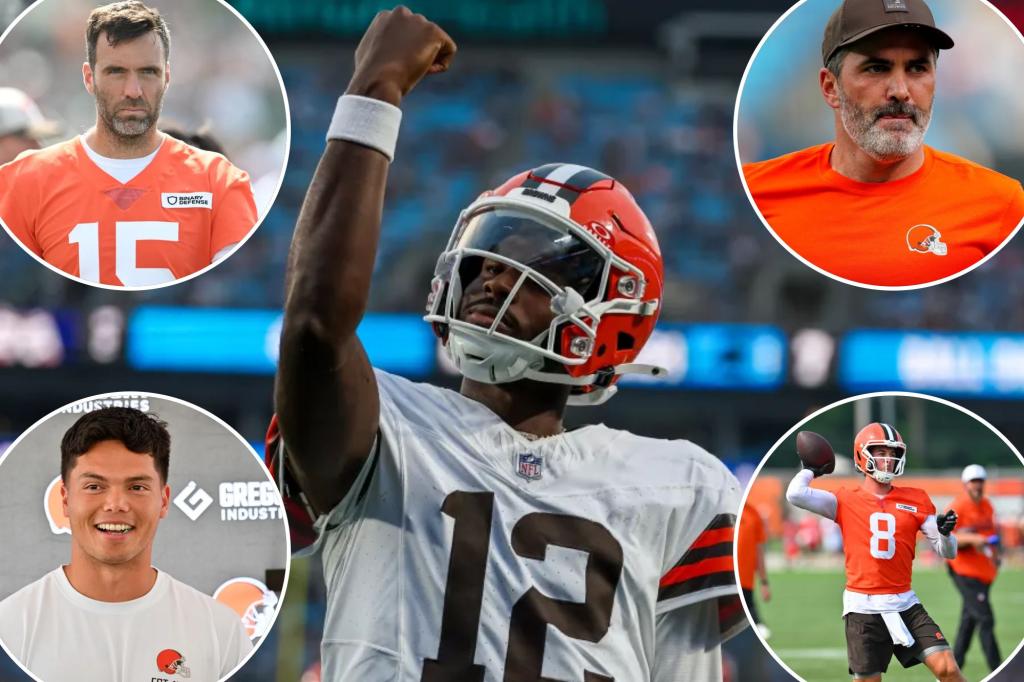 Shedeur Sanders' position on the Browns' depth chart following an impressive preseason debut