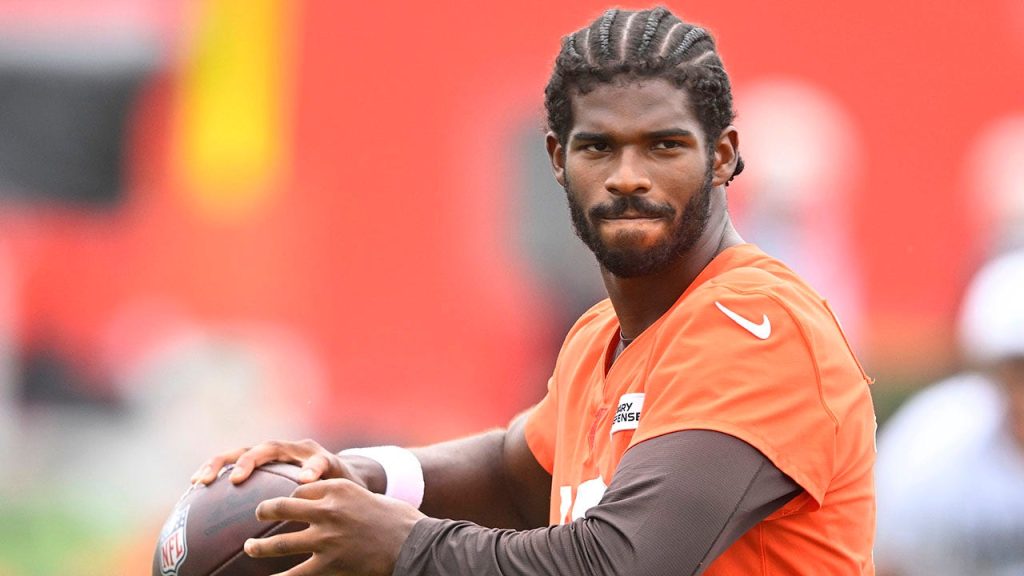 Shedeur Sanders prefers his dad not to join him at training camp just yet.