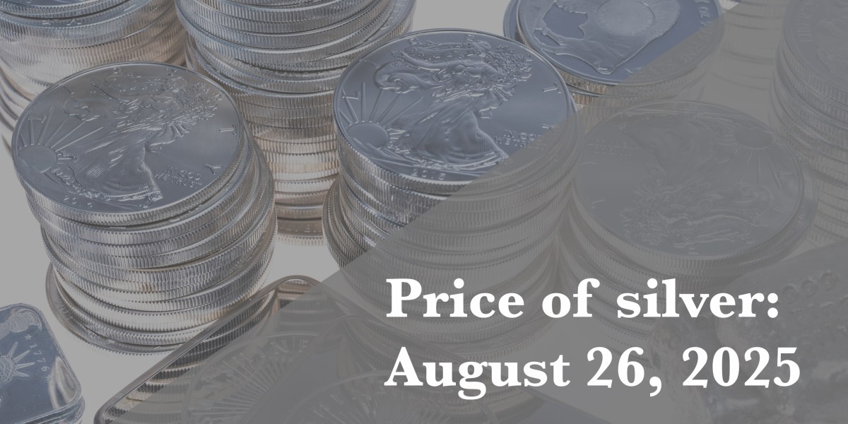 Silver price update for Tuesday, August 26, 2025