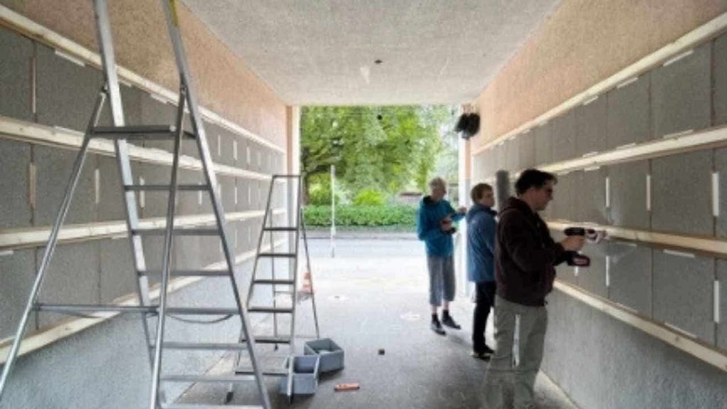 Slim sound barrier significantly reduces traffic noise