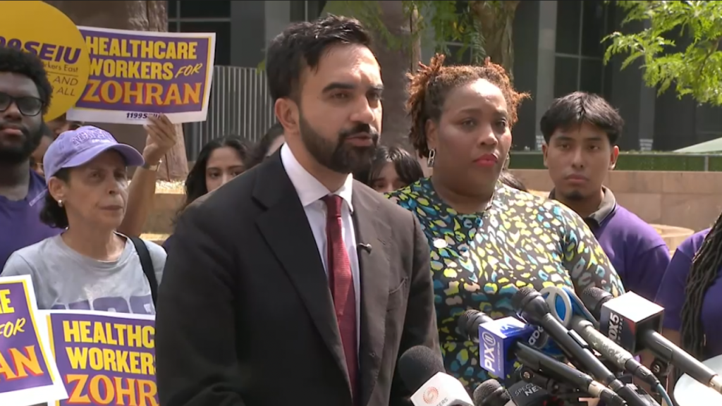 Socialist candidate for mayor in NYC, Zohran Mamdani, targets Trump