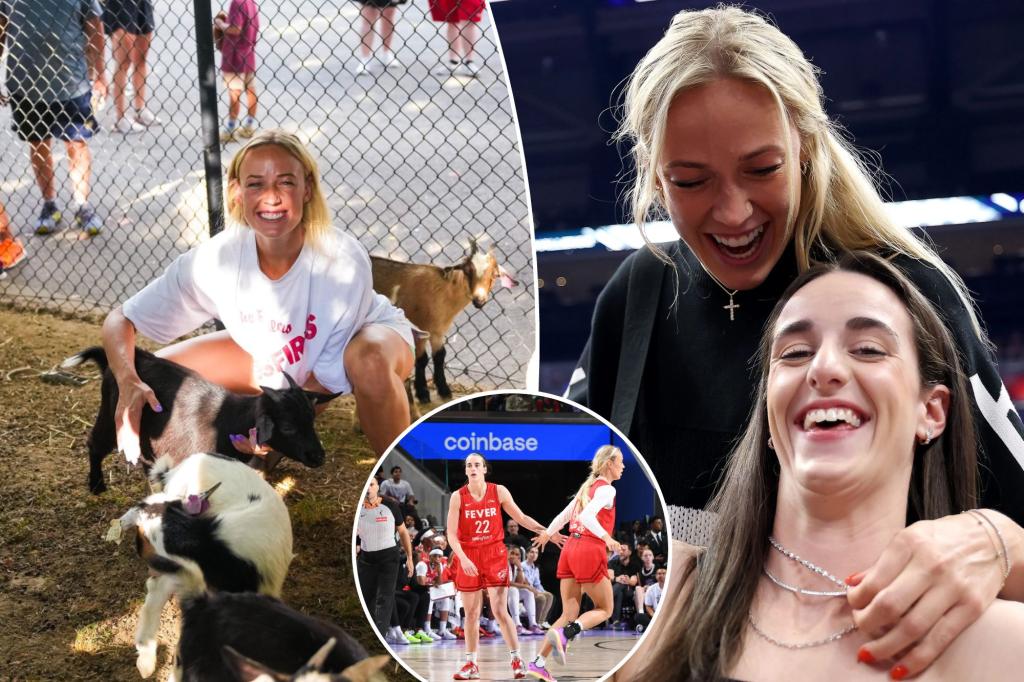 Sophie Cunningham from the Fever makes a funny remark about Caitlin Clark in the GOAT discussion.