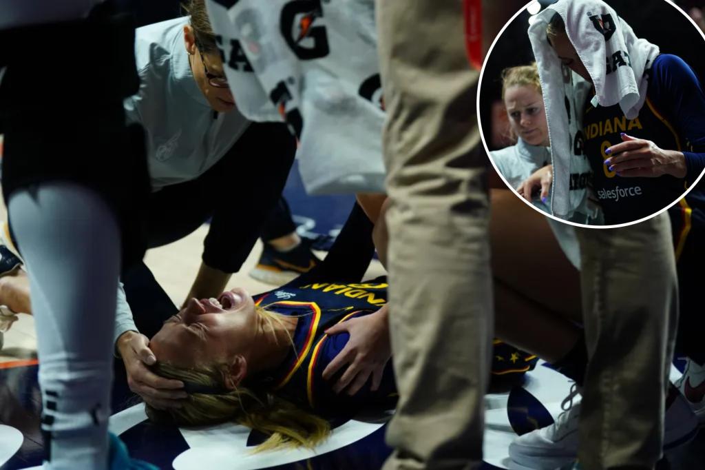 Sophie Cunningham's sister criticizes WNBA officials following Fever player's injury.