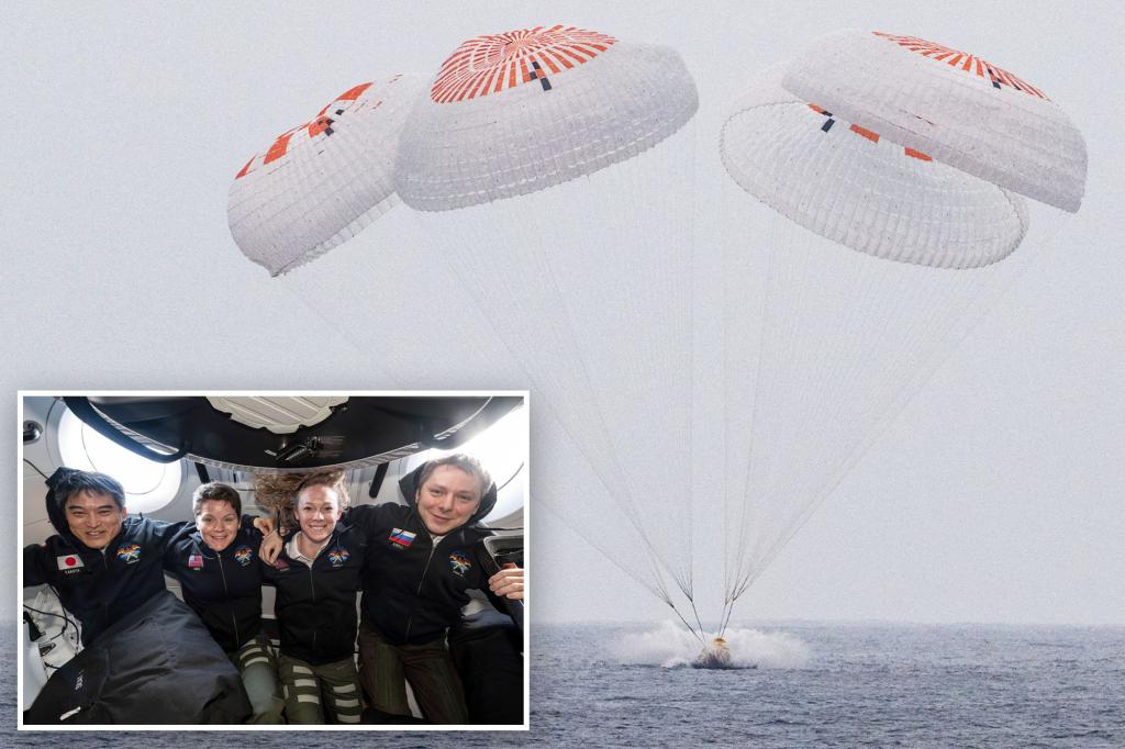 SpaceX astronauts come back to Earth after helping trapped Boeing pilots at the International Space Station