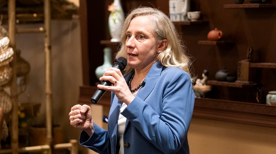 Spanberger states she will not pursue redistricting in Virginia if elected.