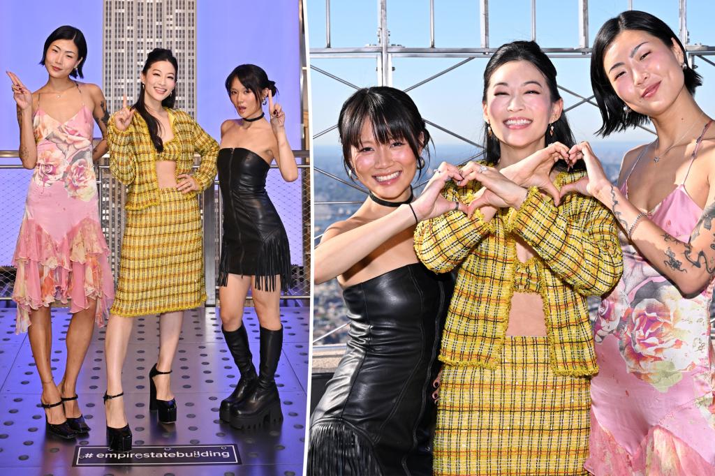 Stars of 'KPop Demon Hunters' illuminate the Empire State Building