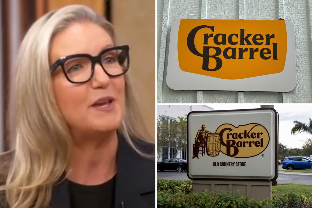 Steak 'n Shake criticizes Cracker Barrel's CEO for removing 'old-timer' from the logo