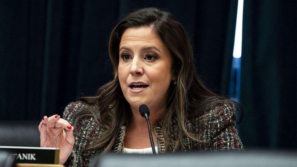 Stefanik faced boos from demonstrators at a memorial event in a New York district.